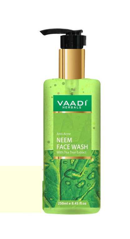 Vaadi Herbals Anti Acne Neem Face Wash with Tea Tree Extract