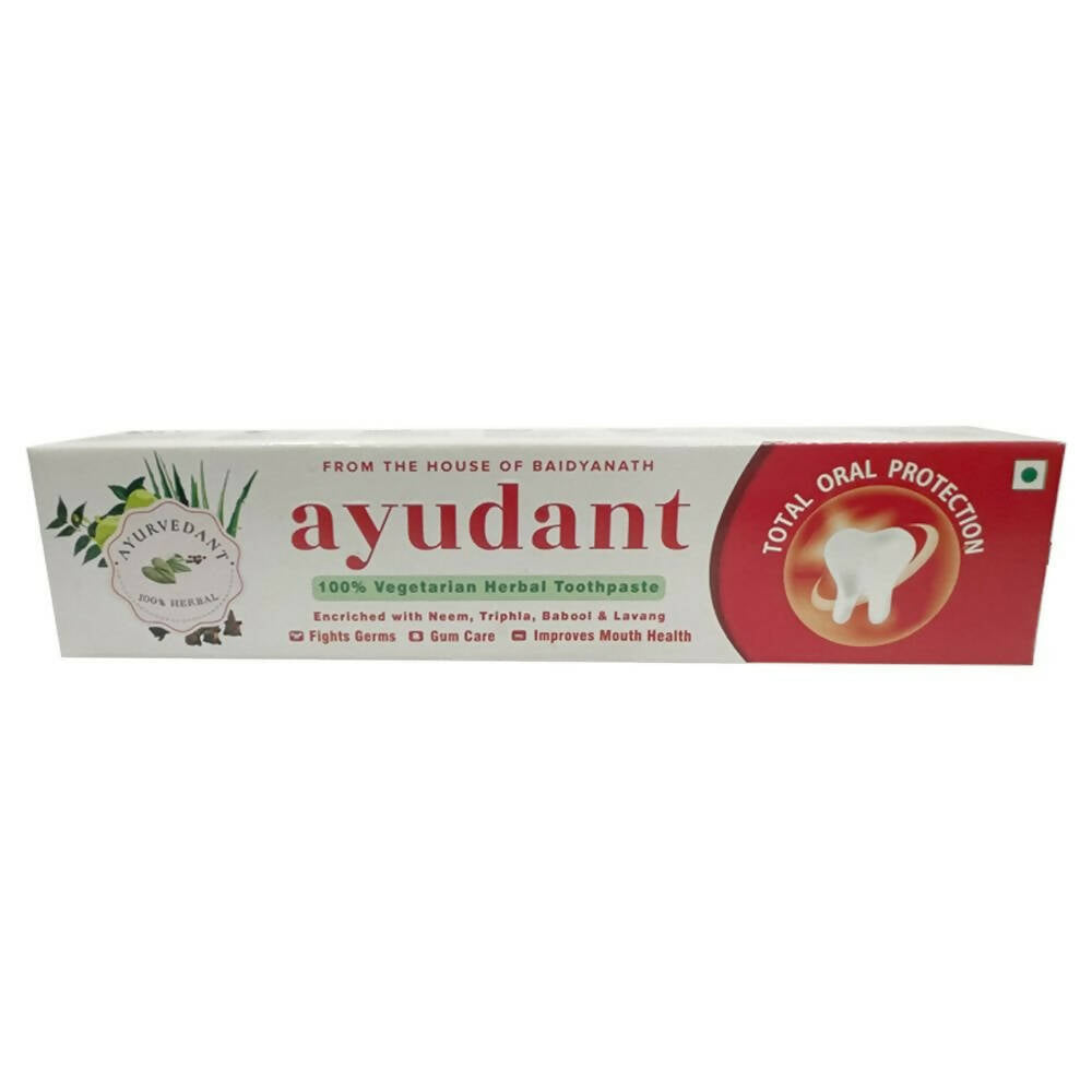 Baidyanath Jhansi Ayurvedant Ayudant Toothpaste - BUDNE