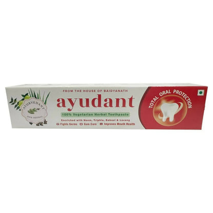 Baidyanath Jhansi Ayurvedant Ayudant Toothpaste - BUDNE
