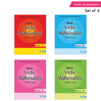 Basic Vedic Mathematics| Set of 4| Maths Book| Ages 6-10 Years