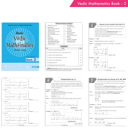 Basic Vedic Mathematics| Set of 4| Maths Book| Ages 6-10 Years