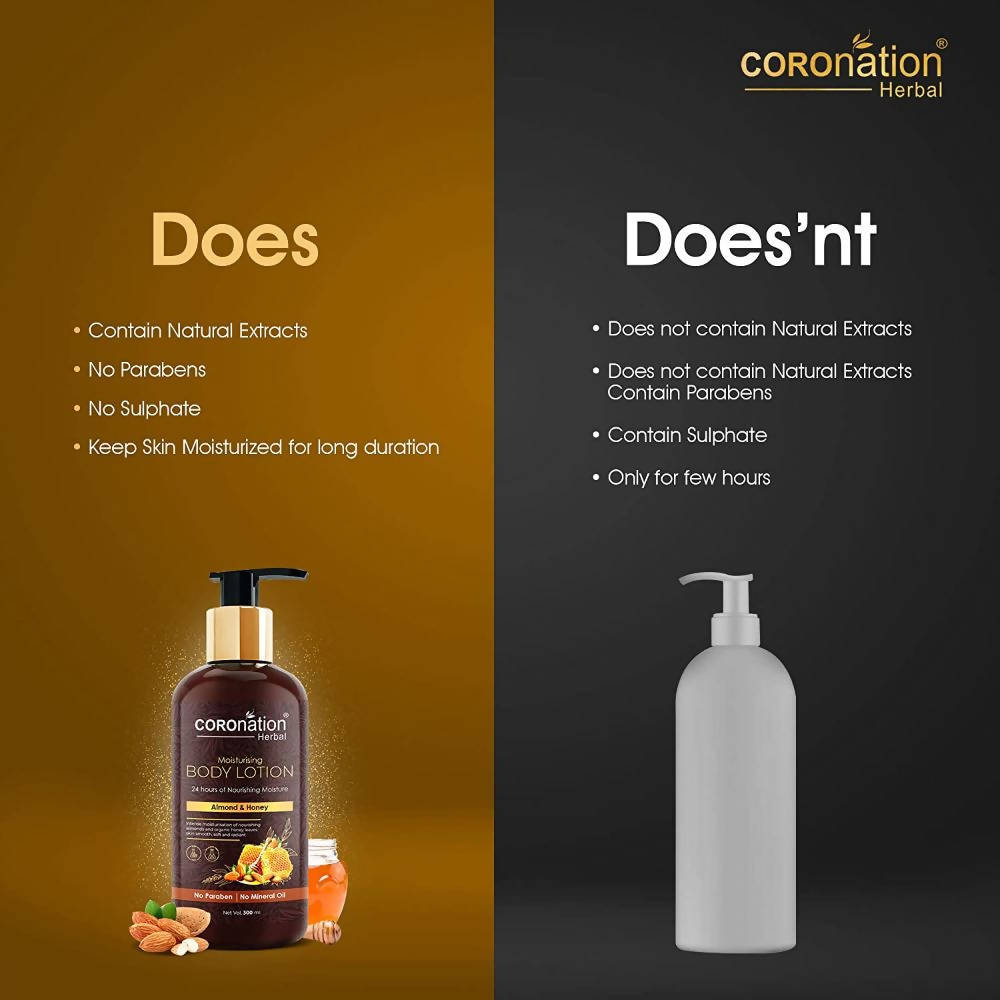 Coronation Herbal Almond & Honey Moisturising Body Lotion