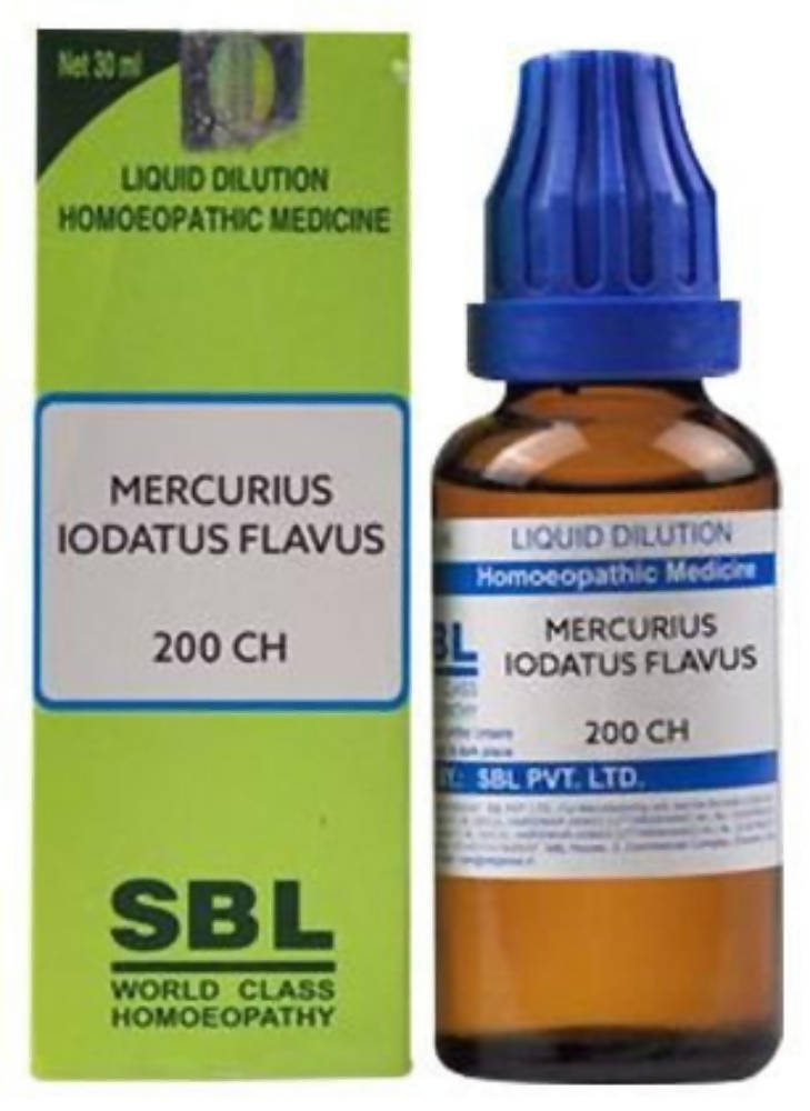 SBL Homeopathy Mercurius Iodatus Flavus Dilution