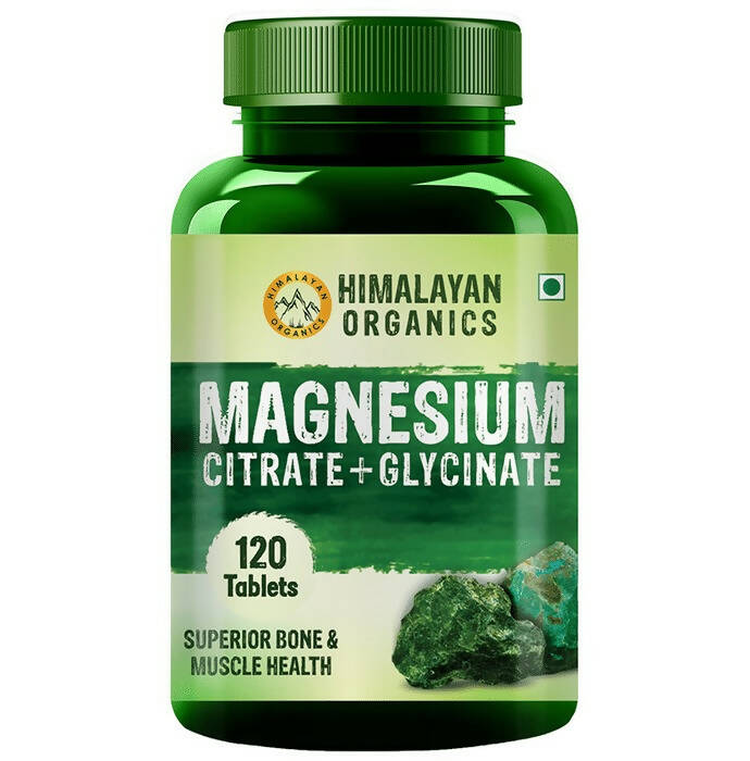 Himalayan Organics Magnesium Citrate+Glycinate Tablets - BUDNE
