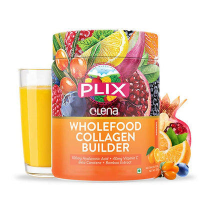 PLIX The Plant Fix Wholefood Collagen Builder Powder for Skin - Orange