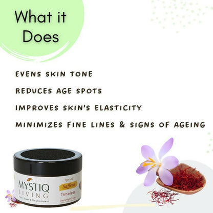 Mystiq Living Specials Timeless - Saffron Anti Aging Cream