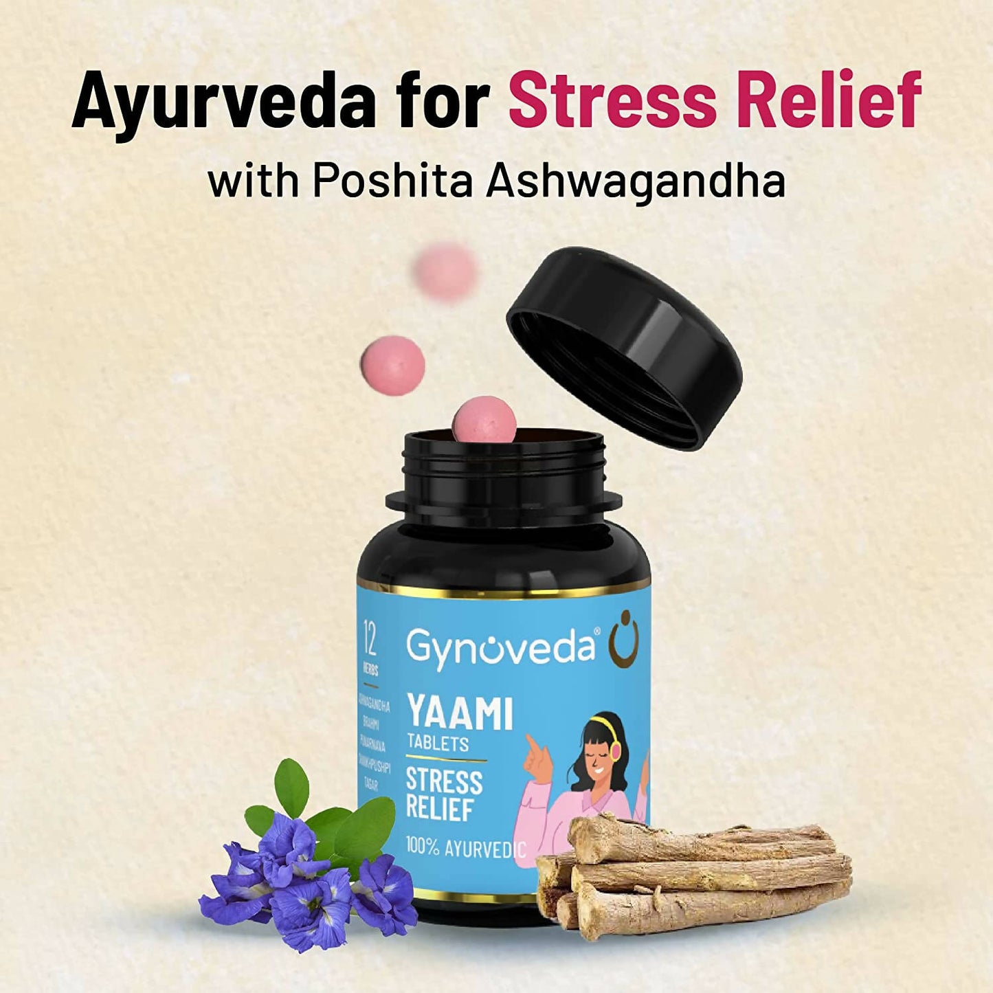 Gynoveda Yaami Ashwagandha Ayurvedic Tablets