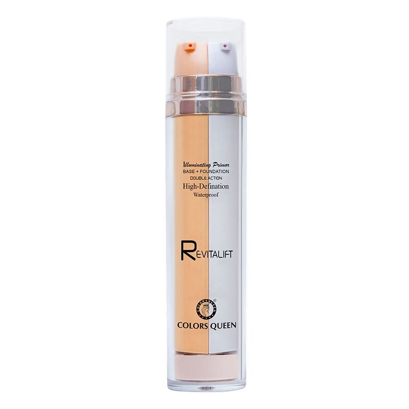 Colors Queen Revitalift Illuminating Primer Base + Foundation - 04 Beige