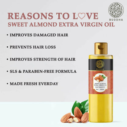 Buddha Natural Extra Virgin Cold Pressed Sweet Almond Oil
