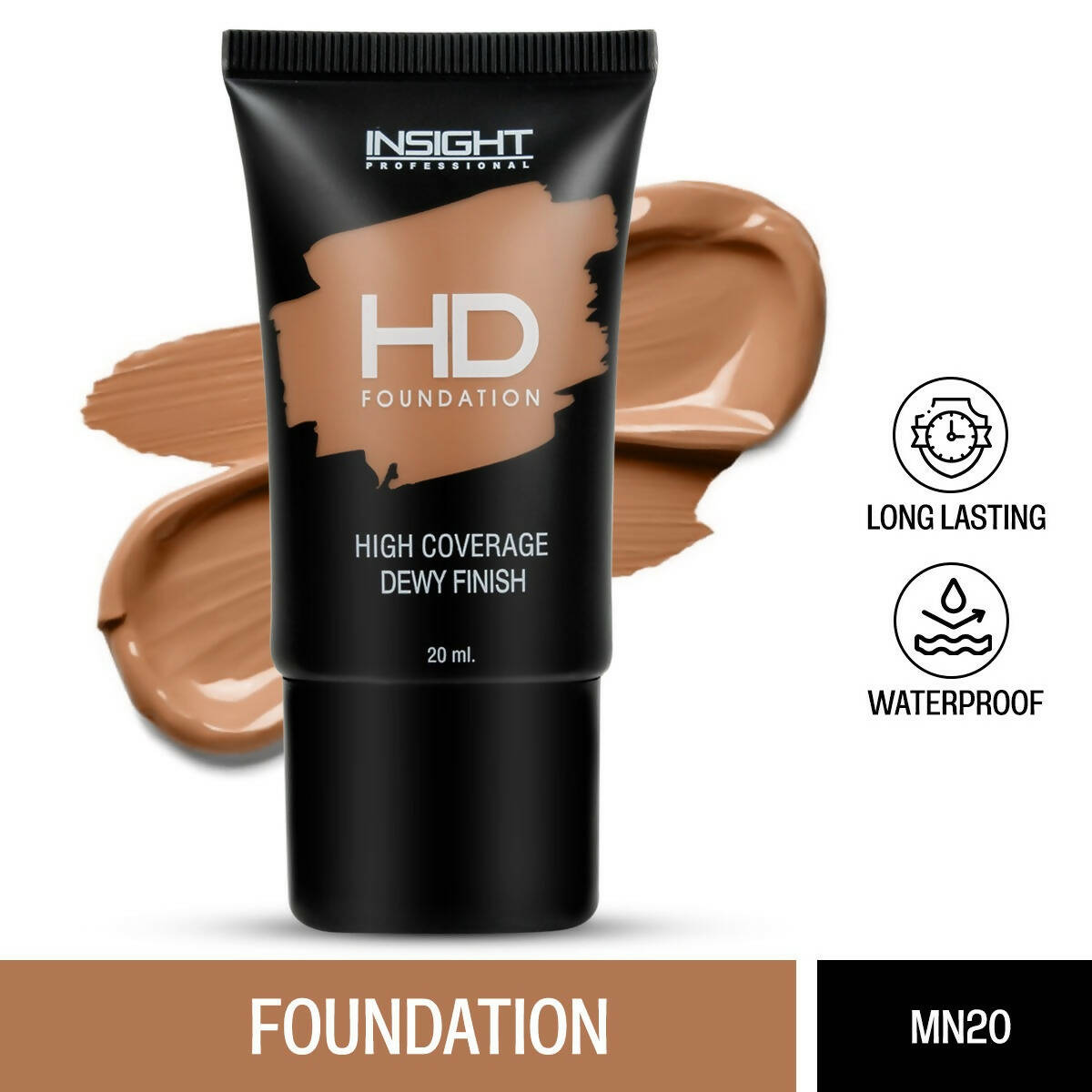 Insight Cosmetics HD Foundation - MN 20