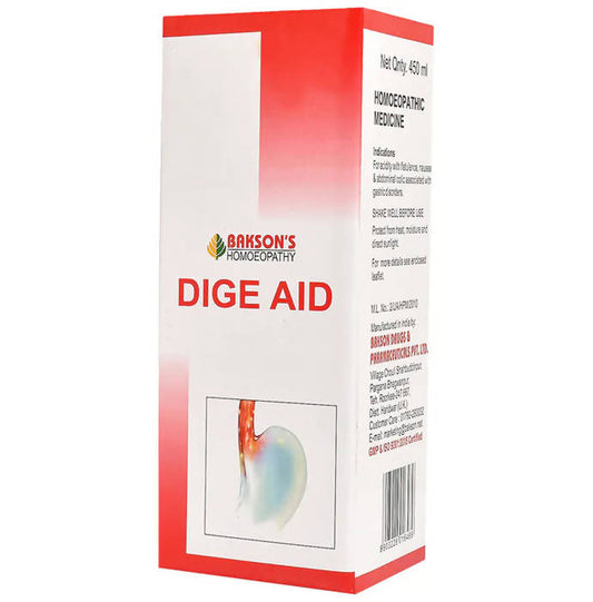 Bakson's Homeopathy Dige Aid Syrup - buy in USA, Australia, Canada