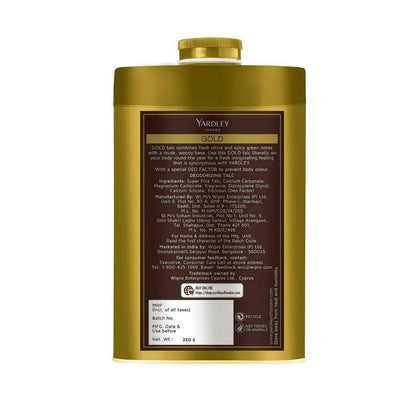 Yardley London Gold Deodorizing Talc For Men