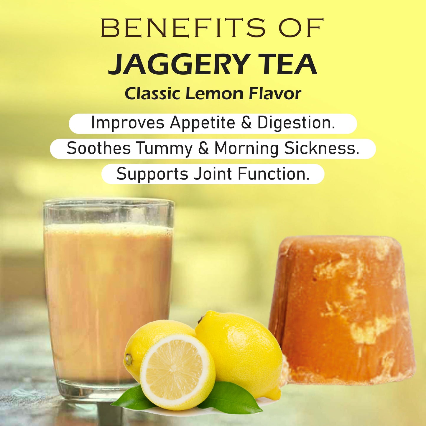 Naivedyam Classic Lemon Flavour Jaggery Tea