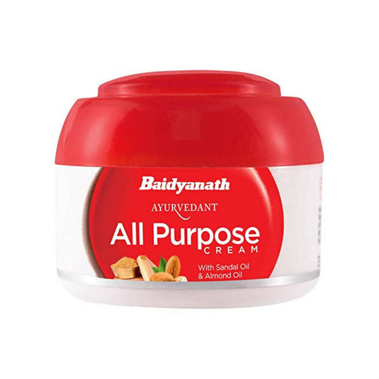 Baidyanath Jhansi Ayurvedant All Purpose Cream With Sandal Oil & Almond Oil