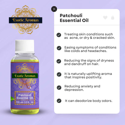 Exotic Aromas Patchouli Essential Oil
