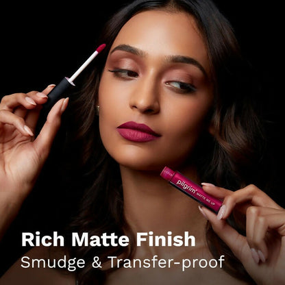 Pilgrim Matte Me Up Liquid Lipstick Kinky Pink