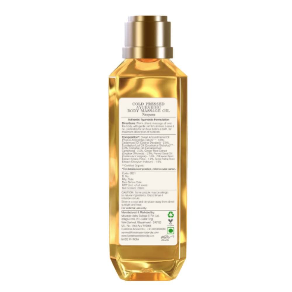 Forest Essentials Cold Pressed Ayurvedic Body Massage Oil Narayana