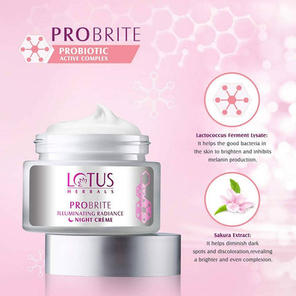 Lotus Herbals Probrite Illuminating Radiance Night Creme