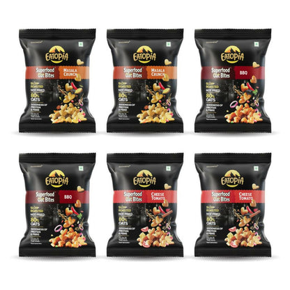 Eatopia Superfood Oats Bites - Assorted Combo -  USA, Australia, Canada 