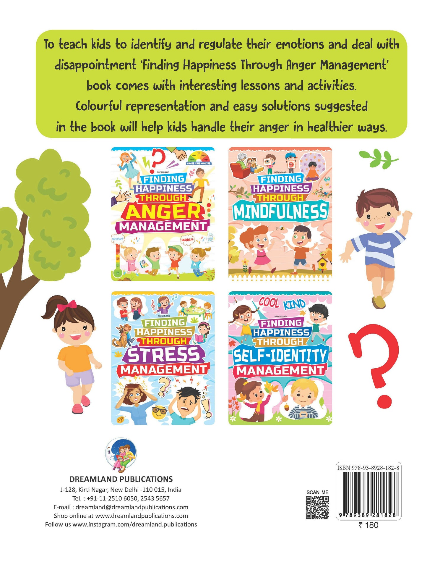 Dreamland Anger Management - Finding Happiness Series : Children Interactive & Activity Book