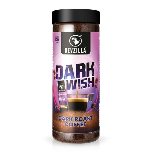 Bevzilla Classic Black Roast Strong Coffee Powder - Dark Wish -  buy in usa 