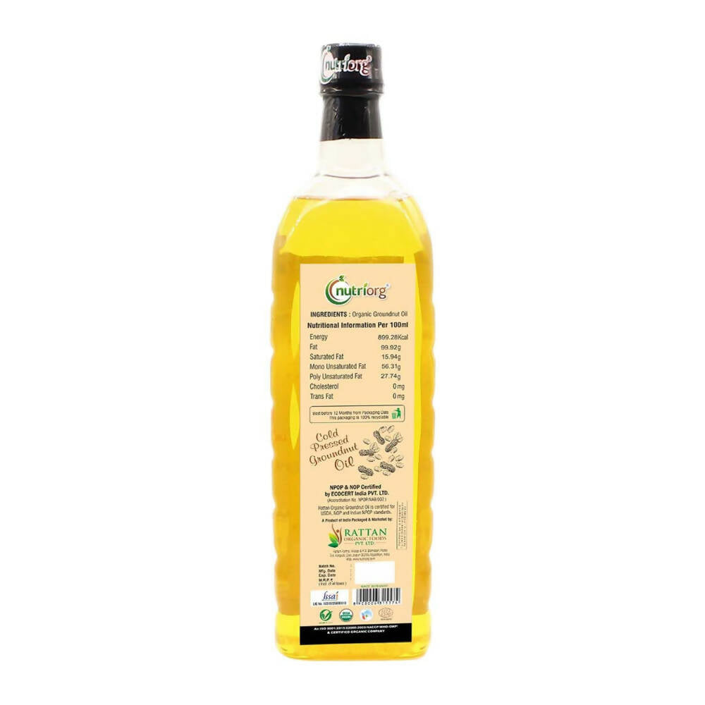 Nutriorg Organic Groundnut Oil