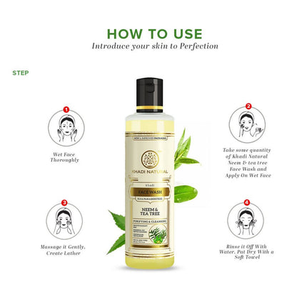 Khadi Natural Neem & Teatree Face Wash