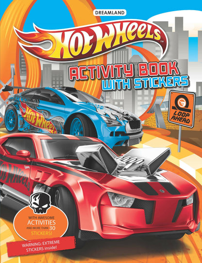 Dreamland Publications Hot Wheels Activity Book with Stickers: Children Interactive & Activity Book