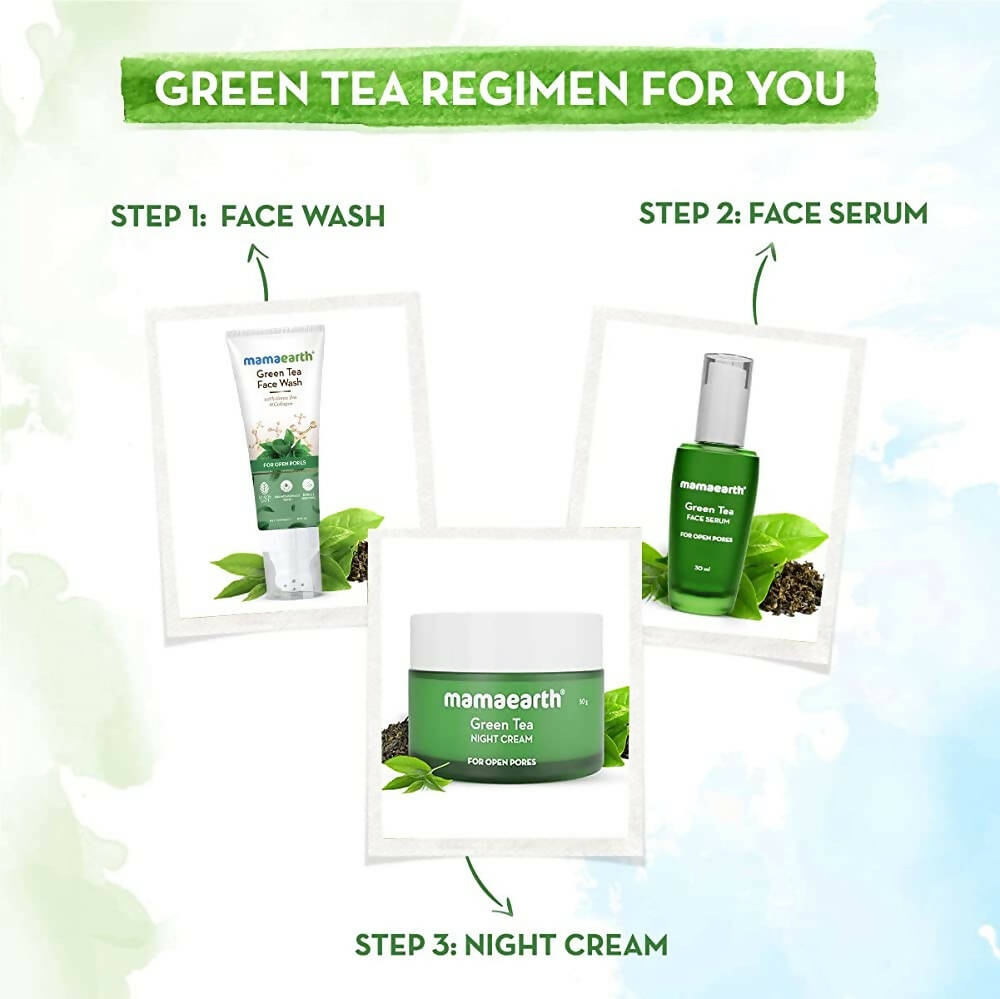 Mamaearth Green Tea Night Cream For Open Pores