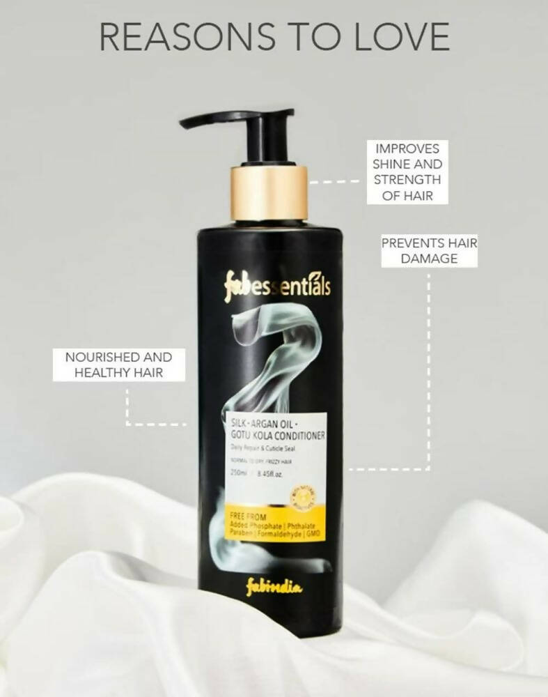 Fabessentials Silk Argan Oil Gotu Kola Conditioner