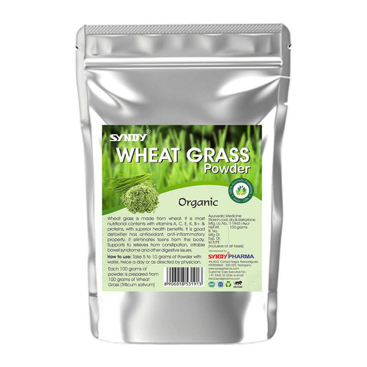 Syndy Pharma Organic Wheat Grass Powder - BUDEN