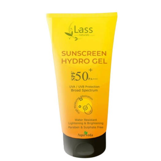 Lass Naturals Sunscreen Hydro Gel with SPF 50+ - BUDEN