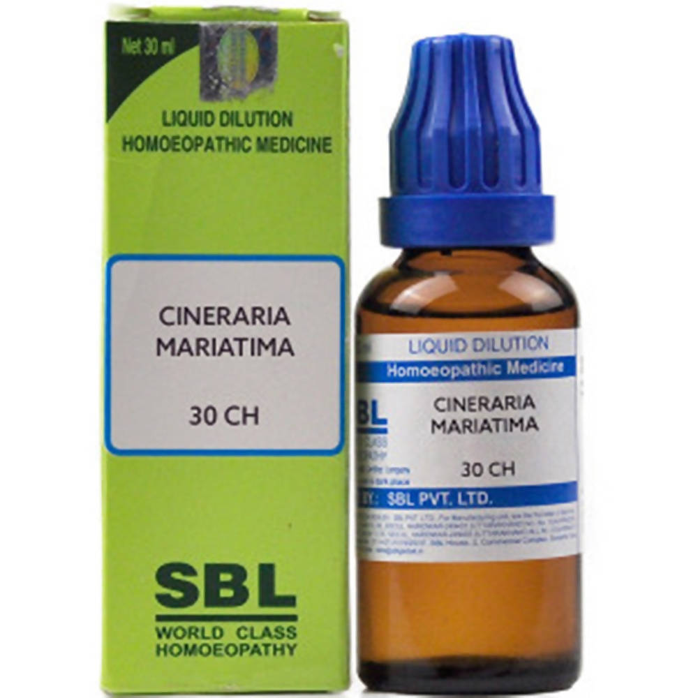 SBL Homeopathy Cineraria Mariatima Dilution 30 CH