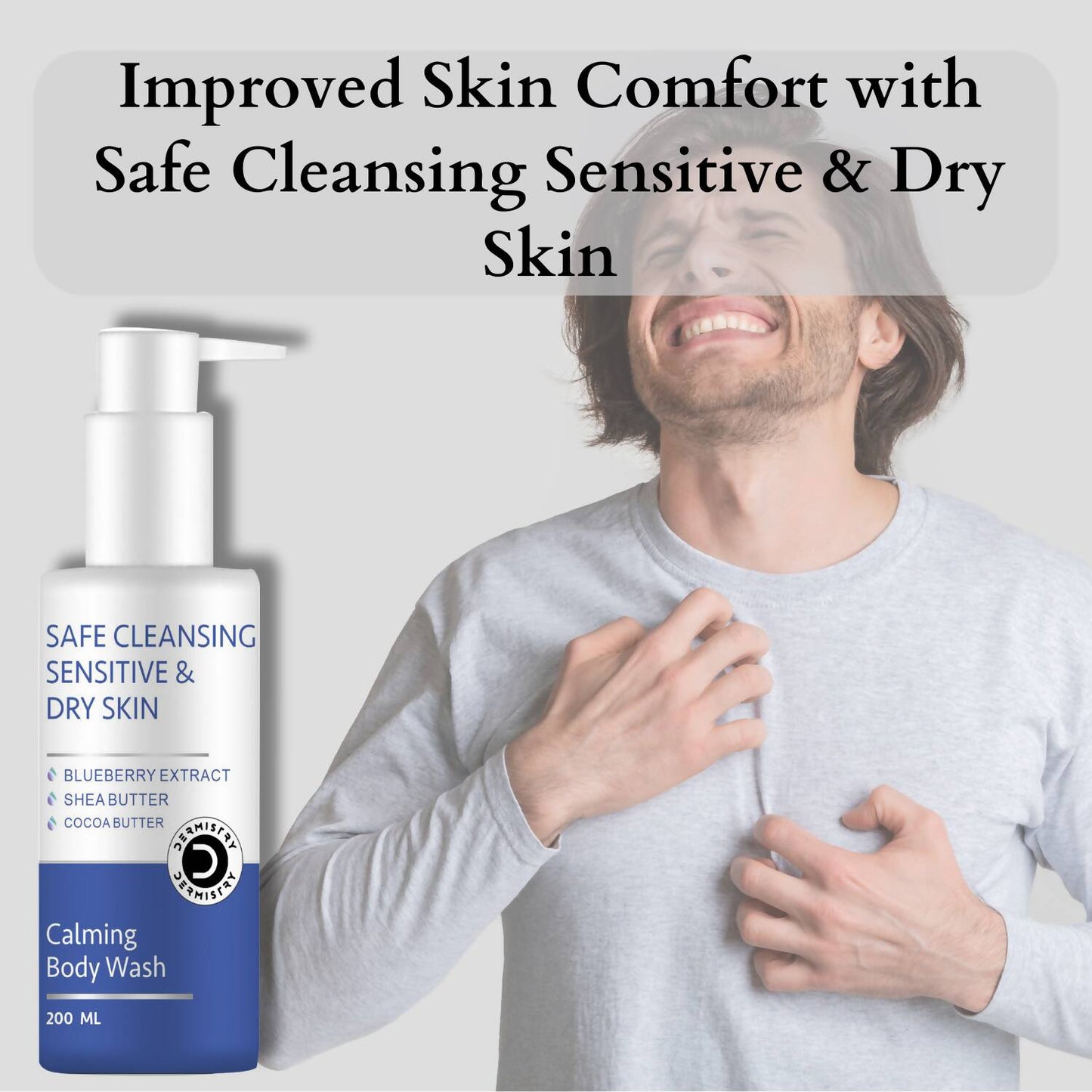 Dermistry Sensitive & Dry Skin Body Wash & Face Cream