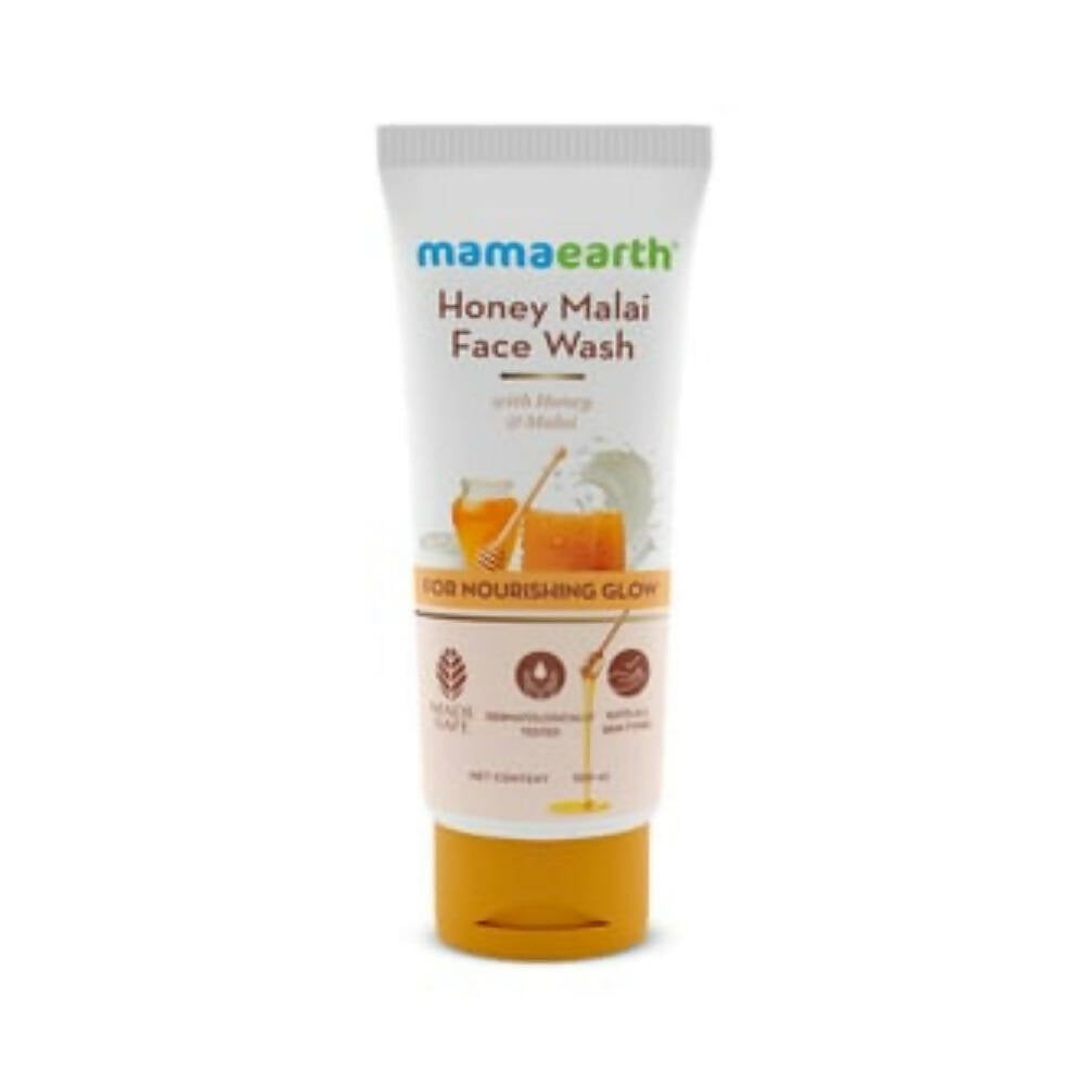Mamaearth Honey Malai Face Wash For Nourishing Glow - buy in USA, Australia, Canada