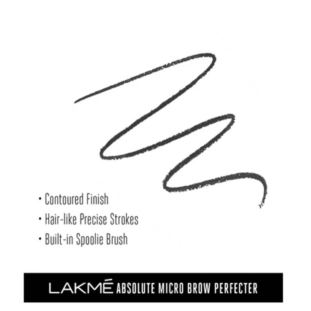 Lakme Absolute Micro Brow Perfecter - Charcoal