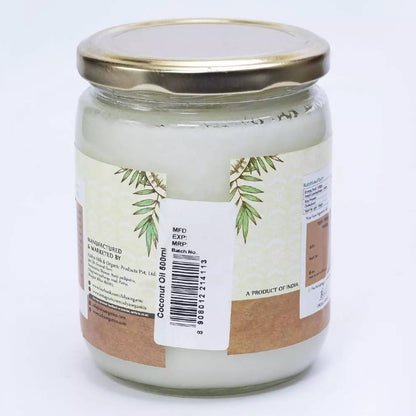 Adya Organics Extra Virgin Cold Pressed Coconut Oil
