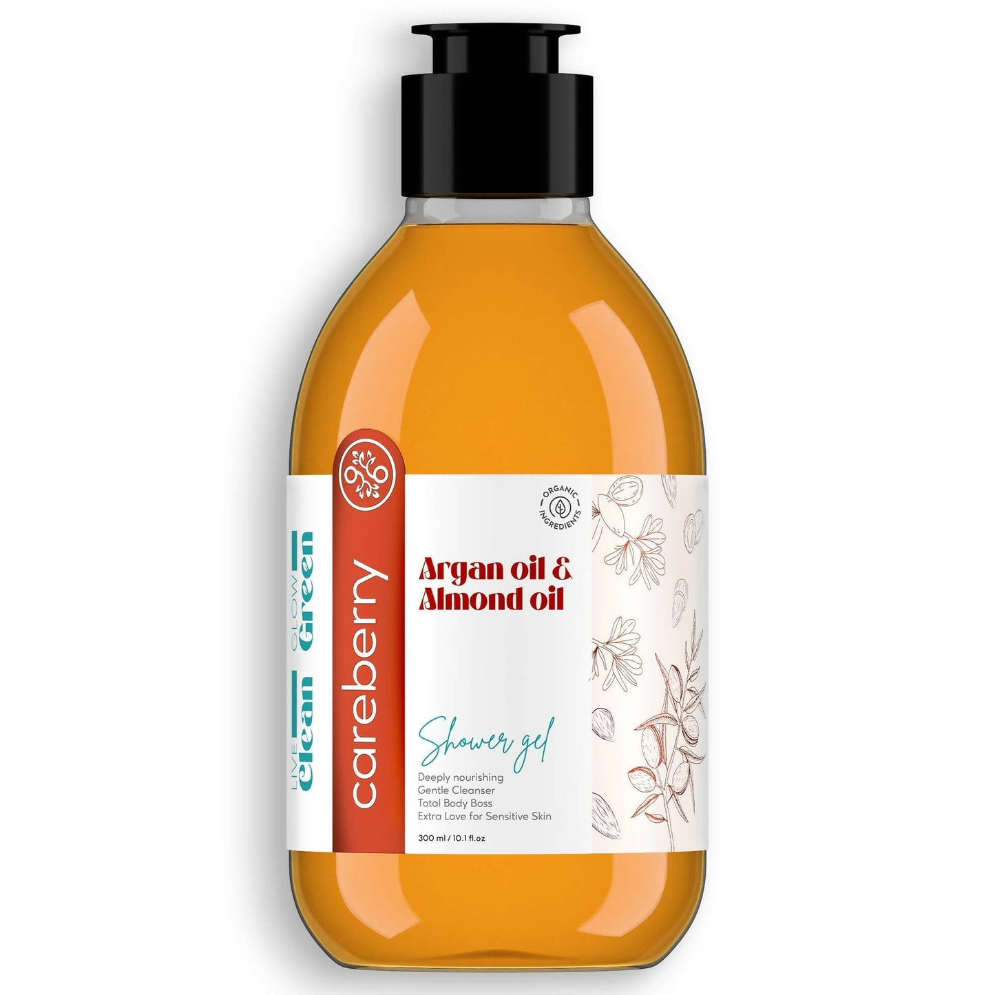 Careberry Argan & Almond Oil Shower Gel - usa canada australia