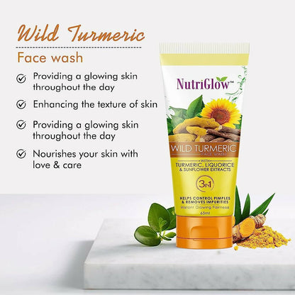 NutriGlow Wild Turmeric Face Wash