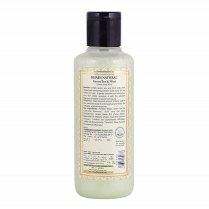 Khadi Natural Green Tea & Mint Herbal Body wash