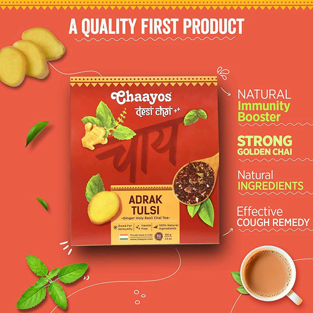 Chaayos Adrak Tulsi Tea