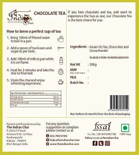 The Indian Chai - Chocolate Tea