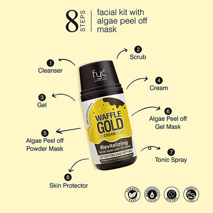 FYC Professional Waffle Gold Ice Cream Mask Facial Kit