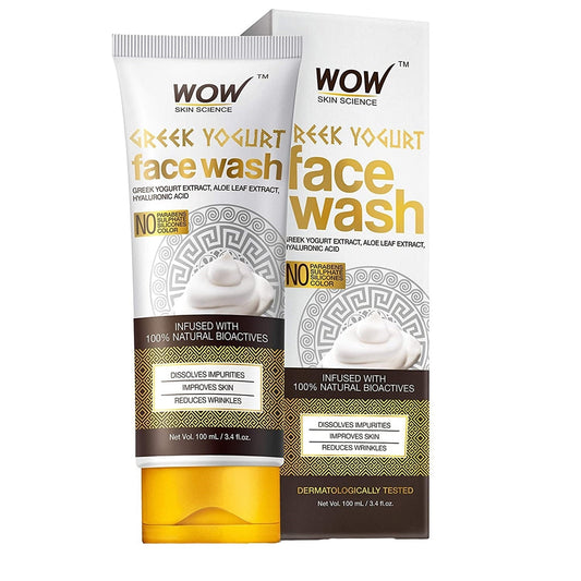 Wow Skin Science Greek Yoghurt Face Wash - 100ML