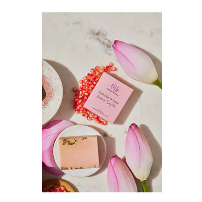 The Herb Boutique Pink Clay and Lotus Sugar Soap Bar