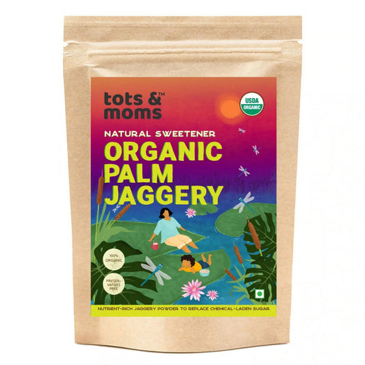 Tots and Moms Organic Palm Jaggery Sweetener - 300GM
