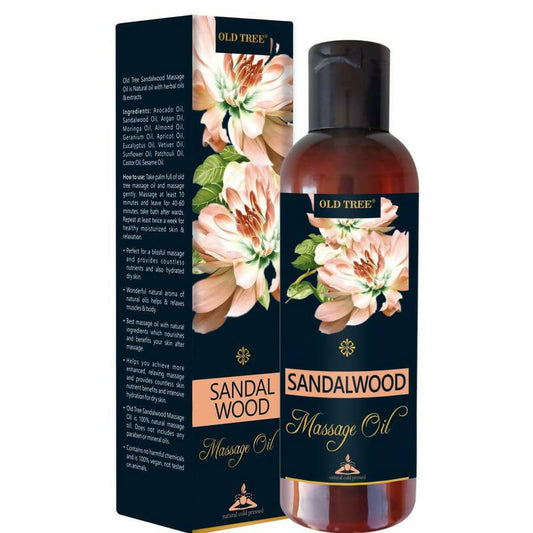 Old Tree Sandalwood Body Massage Oil - BUDEN