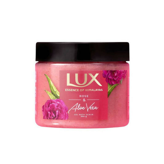 Lux Essence Of Himalayas Rose & Aloe Vera Gel Body Scrub - usa canada australia