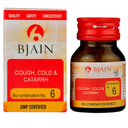Bjain Homeopathy Bio Combination No.6 Tablet -  usa australia canada 