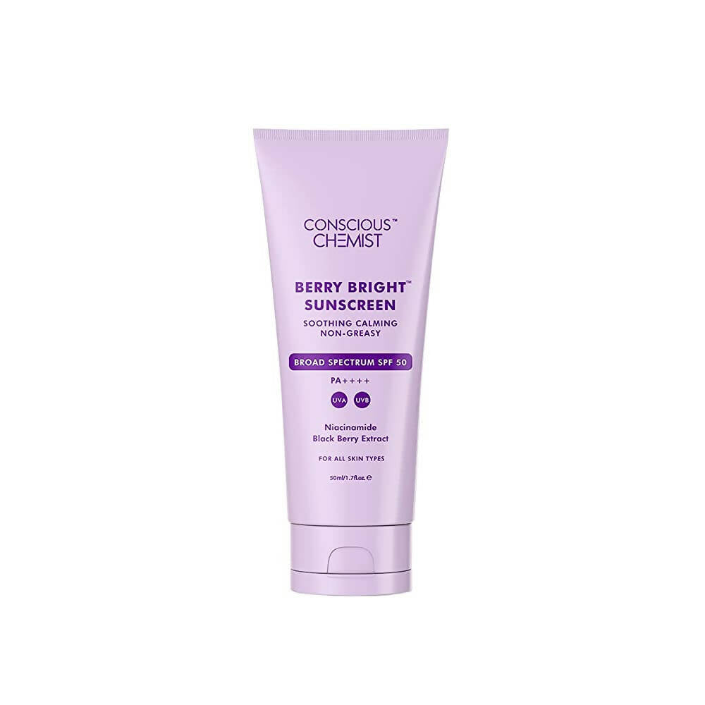 Conscious Chemist Berry Bright Sunscreen SPF 50 - BUDNE